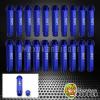 20X Closed End Aluminum Extended Tuner 95mm Locking Lug Nuts M12x1.5mm Blue #1 small image