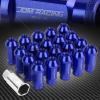 FOR IS250 IS350 GS460 20 PCS M12 X 1.5 ALUMINUM 50MM LUG NUT+ADAPTER KEY BLUE