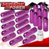 FOR GMC M12x1.5 LOCKING LUG NUTS OPEN END EXTEND ALUMINUM 20 PIECE SET PURPLE #1 small image
