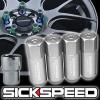 4 POLISHED CAPPED ALUMINUM EXTENDED TUNER 60MM LOCKING LUG NUTS WHEEL 12X1.5 L01
