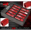 FOR CHEVY M12x1.25 LOCKING LUG NUTS DRIFTING HEAVY DUTY ALUMINUM 20PC SET RED #2 small image