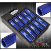 UNIVERSAL M12x1.5MM LOCKING LUG NUTS 20P JDM VIP EXTENDED ALUMINUM ANODIZED BLUE #2 small image