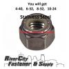 Stainless Steel Nylon Insert Hex Lock nut Nut Assortment / 200 pieces (Nyloks) S