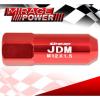 FOR TOYOTA M12x1.5MM LOCKING KEY LUG NUTS TRACK EXTENDED OPEN 20 PIECES UNIT RED