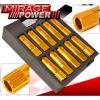 FOR NISSAN 12MMx1.25MM LOCKING LUG NUTS 20PC JDM EXTEND ALUMINUM ANODIZED GOLD #2 small image