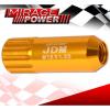 FOR NISSAN 12MMx1.25MM LOCKING LUG NUTS 20PC JDM EXTEND ALUMINUM ANODIZED GOLD #4 small image