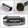FOR IS250 IS350 GS460 20 PCS M12 X 1.5 ALUMINUM 50MM LUG NUT+ADAPTER KEY SILVER #5 small image