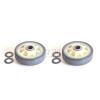 Pack of 2 Maytag Dryer Drum Support Roller 12001541 New Genuine OEM Whirlpool