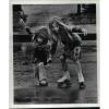 1978 Press Photo Crissi Bullet gets support roller skating from little sister