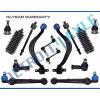 NEW 14pc Front Lower Control Arm w/ Ball Joint + Inner &amp; Outer Tie Rod Kit Dodge