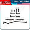 For 1997-2004 Jeep TJ 4WD Ball Joint Tie Rod End Track Bar Suspension 11 pcs