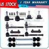 Suspension Ball Joint Tie Rod End Sway Bar Kit Set for 1988-95 Chevrolet K1500 #1 small image