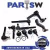 10 Piece Kit Tie Rod Ends Ball Joints Pitman and Idler Arms for Dodge Ram 1500 #1 small image