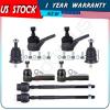 8 New Suspension Ball Joint Tie Rod Ends Kit for 1991-1999 Buick LeSabre #1 small image