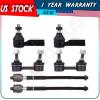 Suspension 4 Tie Rod Ends 2 Sway Bar Link for 1993-2002 Toyota Corolla