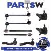 8 Piece Inner and Outer Tie Rod End Ball Joint Sway Bar Link Kit for Toyota RAV4