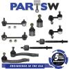 Honda CRV Suspension Front &amp; Rear Sway Bar Link Ball Joints Inner Outer Tie Rods