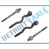 4pc Kit: New Front Inner and Outer Tie Rod End Links for BMW 3 Series E36 E46 #1 small image