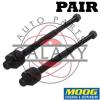 Moog New Replacement Complete Inner Tie Rod End Pair For Chevrolet Camaro 10-15