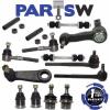 14pc Front Ball Joints Tie Rod Ends Pitman Idler Arm F-150 F-250 Expedition RWD #1 small image