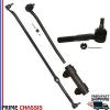 4 PC Kit Steering Parts F100 F250 65-71 RWD Center Link Tie Rod Ends Sleeve