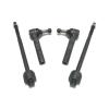4 Pc Front Steering Kit for Silverado &amp; Sierra 1500 Inner &amp; Outer Tie Rod Ends