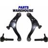 4 Pcs Kit Front Lower Control Arm w/Ball Joint Assembly &amp; Tie Rod Ends for Neon #1 small image