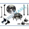 New 10pc Front Wheel Hub &amp; Bearing Suspension Kit for Chevy Equinox and Torrent