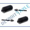 NEW 4pc Front Suspension Inner Tie Rod + Boot Kit for Frontier Pathfinder Xterra #1 small image