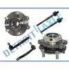 New 6pc Front Wheel Hub &amp; Bearing Assembly Suspension Kit - 2.5L Engine ONLY