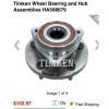 1999 To 2001 Jeep Grand Cherokee Awd / 4x4 Front Wheel Bearing Hub Assembly
