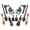 12 Pc Front Suspension Kit for Silverado Sierra 1500 &amp; 1500 Classic Tie Rod Ends