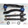 92-95 Honda Civic 94-97 Integra 92-97 Del Sol Acura 4 Outer &amp; Inner Tie Rod Ends #5 small image