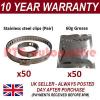 CV BOOT CLAMPS PAIR INNER &amp; OUTER x50 CV GREASE x50 GARAGE TRADE PACK KIT 2.50 #1 small image