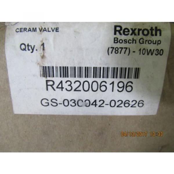 REXROTH CERAM VALVE R432006196 NEW #4 image