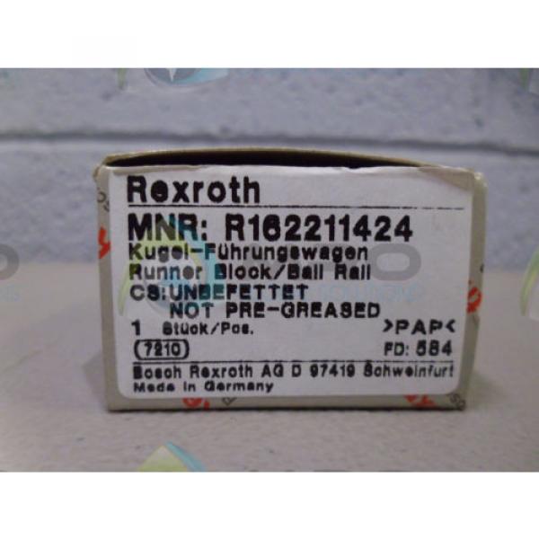 REXROTH R162211424 RUNNER BLOCK *NEW IN BOX* #1 image
