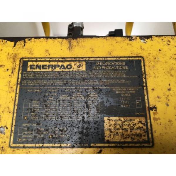 Enerpac GPER 5420 WS Electric Hydraulic /Power Pack 700 BAR/10,000 PSI Pump #9 image