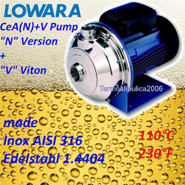 Lowara CEA AISI316+V Centrifugal CEA210/2N/D+V 0,75KW 1,1HP 3x400V 50HZ Z1 Pump #1 image