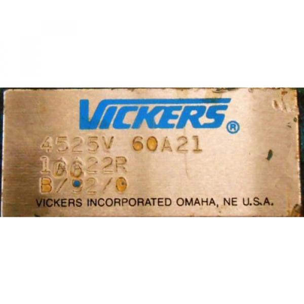 VICKERS, VANE , 1CC22R, 4525V60A21, L2, B/92/0 Pump #2 image