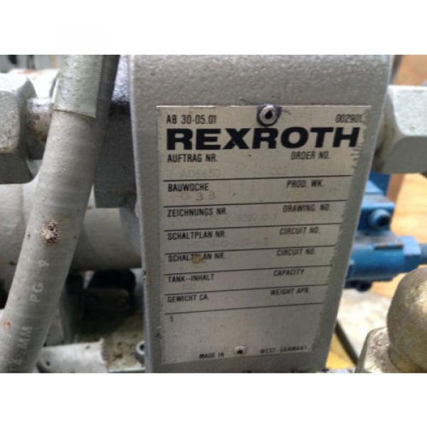 10 Hp Mannesman Rexroth 1PV2V423/20RW12MC116A1/5 Hydraulic Power Unit Pump #6 image