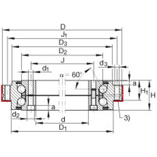 Axial angular contact ball bearings - ZKLDF120 #1 image
