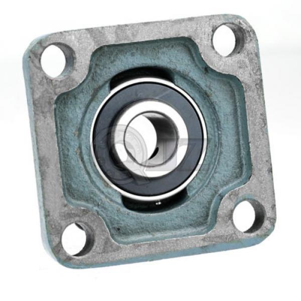 2x 3/4 in Square Flange Units Cast Iron UCF204-12 Mounted Bearing UC204-12+F204 #3 image
