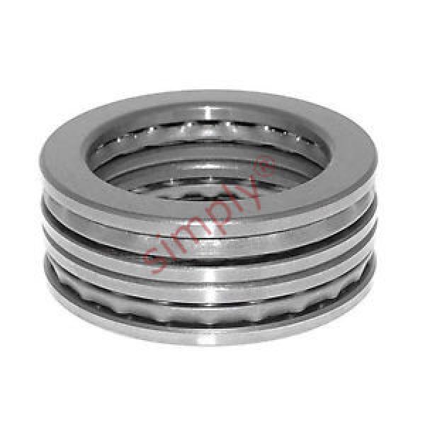52411 Budget Double Thrust Ball Bearing with Flat Seats 45x120x87mm #1 image