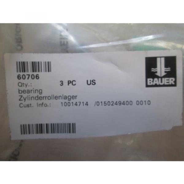 BAUER CYLINDRICAL ROLLER BEARING b: 80mm D: 125mm B: 60mm SL045016-PP NEW #3 image
