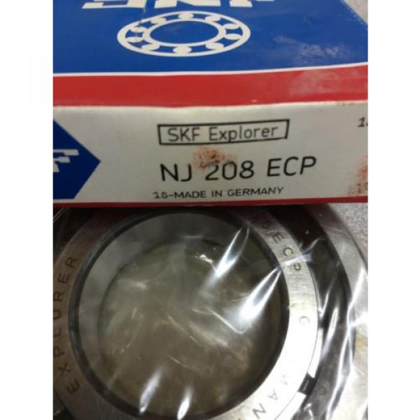 NEW IN BOX SKF CYLINDRICAL ROLLER BEARING NJ 208 ECP #2 image