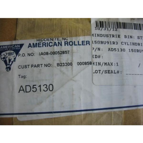 American Roller AD5130 Cylindrical Roller Bearing 150mm x 235mm x 66.7mm AD 5130 #5 image