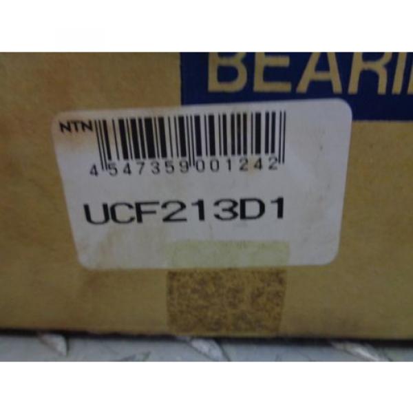NTN BEARING UNITS UCF213D1 Light Duty Flange Bearing, 4 Bolts, Setscrew Lock #3 image