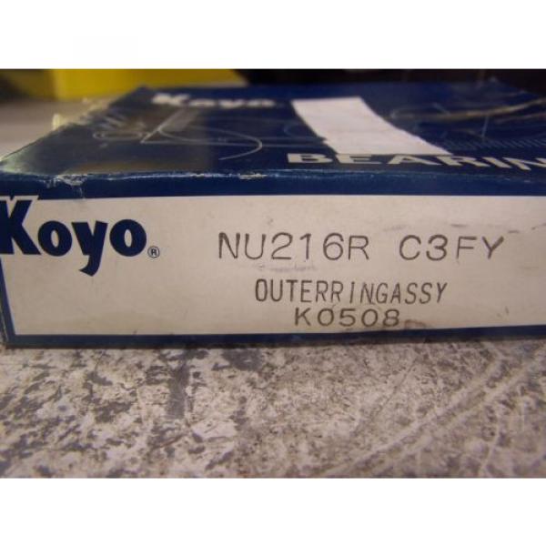 NEW KOYO NU216R CYLINDRICAL ROLLER BEARING REMOVABLE INNER RING #2 image