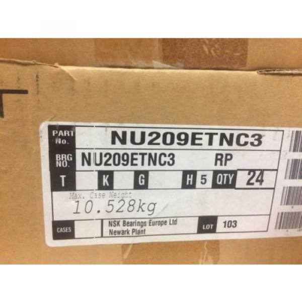 RHP  NU209ETNC3    CYLINDRICAL ROLLER BEARING #1 image
