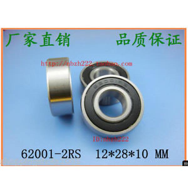 2 pcs 62001 RS Deep Groove Ball Bearing 12x28x10 12*28*10 mm bearings 62001RS #1 image